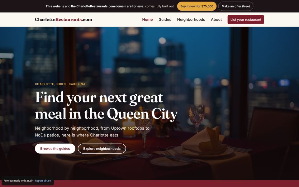CharlotteRestaurants.com